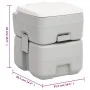 Toilet set with sink and portable water tank for camping by vidaXL, Camping and hiking - Ref: Foro24-3186674, Price: 432,80 €...
