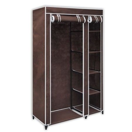 Kleiderschrank aus braunem Stoff von vidaXL, Kleiderschränke - Ref: Foro24-60721, Preis: 47,30 €, Rabatt: %