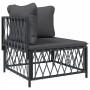 Garden furniture set 5 pieces and anthracite gray steel cushions by vidaXL, Garden sets - Ref: Foro24-3186839, Price: 457,21 ...