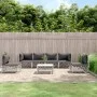 Juego de muebles de jardín 7 piezas con cojines acero blanco de vidaXL, Conjuntos de jardín - Ref: Foro24-3186844, Precio: 45...