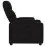 Sillón reclinable de tela negra