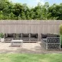 Juego de muebles de jardín 9 piezas con cojines acero blanco de vidaXL, Conjuntos de jardín - Ref: Foro24-3186830, Precio: 61...