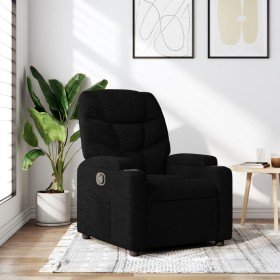 Sillón reclinable de tela negra Sillón reclinable de tela negra