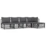 Gartenmöbel-Set 5-teilig und anthrazitgraue Stahlkissen von vidaXL, Gartensets - Ref: Foro24-3186857, Preis: 421,21 €, Rabatt: %