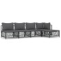 Gartenmöbel-Set 5-teilig und anthrazitgraue Stahlkissen von vidaXL, Gartensets - Ref: Foro24-3186857, Preis: 427,30 €, Rabatt: %