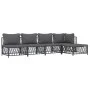 Gartenmöbel-Set 5-teilig und anthrazitgraue Stahlkissen von vidaXL, Gartensets - Ref: Foro24-3186857, Preis: 421,21 €, Rabatt: %