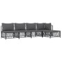 Gartenmöbel-Set 5-teilig und anthrazitgraue Stahlkissen von vidaXL, Gartensets - Ref: Foro24-3186857, Preis: 427,30 €, Rabatt: %