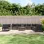 Garden furniture set 11 pieces and cushions anthracite gray steel by vidaXL, Garden sets - Ref: Foro24-3186929, Price: 997,79...