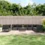 Garden furniture set 11 pieces and cushions anthracite gray steel by vidaXL, Garden sets - Ref: Foro24-3186929, Price: 984,02...