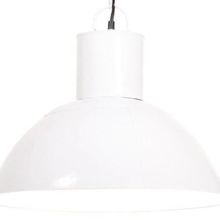 Lámpara colgante redonda 25 W blanca 48 cm E27