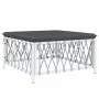 Juego de muebles de jardín 6 piezas y cojines acero blanco de vidaXL, Conjuntos de jardín - Ref: Foro24-3186858, Precio: 364,...