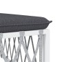 6-teiliges Gartenmöbel-Set und weiße Stahlkissen von vidaXL, Gartensets - Ref: Foro24-3186858, Preis: 370,57 €, Rabatt: %