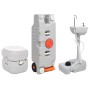 Portable camping toilet with sink and water tank by vidaXL, Camping and hiking - Ref: Foro24-3186672, Price: 492,72 €, Discou...