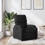 Sillón reclinable de tela negra