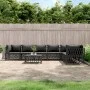 8-teiliges Gartenmöbel-Set mit anthrazitgrauen Stahlkissen von vidaXL, Gartensets - Ref: Foro24-3186885, Preis: 682,69 €, Rab...