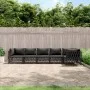 6-teiliges Gartenmöbel-Set mit anthrazitfarbenen Stahlkissen von vidaXL, Gartensets - Ref: Foro24-3186877, Preis: 541,70 €, R...