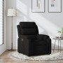 Sillón reclinable de tela negra