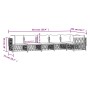 6-teiliges Gartenmöbel-Set mit anthrazitfarbenen Stahlkissen von vidaXL, Gartensets - Ref: Foro24-3186877, Preis: 549,24 €, R...
