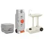 Toilet set with sink and portable water tank for camping by vidaXL, Camping and hiking - Ref: Foro24-3186675, Price: 491,74 €...