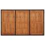 5-teiliges Gartenmöbel-Set mit schwarzen synthetischen Rattankissen von vidaXL, Gartensets - Ref: Foro24-3185076, Preis: 631,...