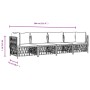 4-teiliges Gartenmöbel-Set und weiße Stahlkissen von vidaXL, Gartensets - Ref: Foro24-3186820, Preis: 275,29 €, Rabatt: %