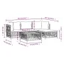 Gartenmöbel-Set 5-teilig und anthrazitgraue Stahlkissen von vidaXL, Gartensets - Ref: Foro24-3186863, Preis: 375,02 €, Rabatt: %