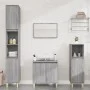 Set de muebles de baño 3 pzas madera contrachapada gris sonoma de vidaXL, Muebles de baño - Ref: Foro24-3185587, Precio: 169,...