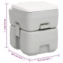 Toilet set with sink and portable water tank for camping by vidaXL, Camping and hiking - Ref: Foro24-3186673, Price: 344,87 €...