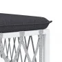 10-teiliges Gartenmöbel-Set mit Kissen aus weißem Stahl von vidaXL, Gartensets - Ref: Foro24-3186930, Preis: 633,88 €, Rabatt: %