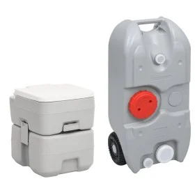 Portable Camping Toilet and Water Tank Set by vidaXL, Camping and hiking - Ref: Foro24-3186652, Price: 232,31 €, Discount: %