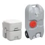 Juego de inodoro portátil y tanque de agua para camping de vidaXL, Camping y senderismo - Ref: Foro24-3186652, Precio: 236,85...