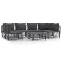 7-piece garden furniture set with anthracite steel cushions by vidaXL, Garden sets - Ref: Foro24-3186911, Price: 601,72 €, Di...