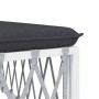 7-teiliges Gartenmöbel-Set mit Kissen aus weißem Stahl von vidaXL, Gartensets - Ref: Foro24-3186896, Preis: 450,65 €, Rabatt: %