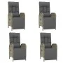 5-piece garden dining set with gray synthetic rattan cushions by vidaXL, Garden sets - Ref: Foro24-3185046, Price: 756,03 €, ...