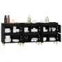Sideboards 3 pcs black plywood 60x35x70 cm by vidaXL, Sideboards - Ref: Foro24-3185768, Price: 225,25 €, Discount: %