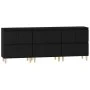 Sideboards 3 pcs black plywood 60x35x70 cm by vidaXL, Sideboards - Ref: Foro24-3185768, Price: 225,25 €, Discount: %
