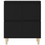 Sideboards 3 Stück schwarzes Sperrholz 60x35x70 cm von vidaXL, Sideboards - Ref: Foro24-3185768, Preis: 228,63 €, Rabatt: %