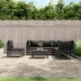 6-teiliges Gartenmöbel-Set mit anthrazitgrauen Stahlkissen von vidaXL, Gartensets - Ref: Foro24-3186887, Preis: 505,61 €, Rab...