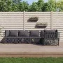 5-teiliges Gartenmöbel-Set mit anthrazitfarbenen Stahlkissen von vidaXL, Gartensets - Ref: Foro24-3186873, Preis: 452,39 €, R...