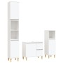 3-teiliges Badmöbel-Set Sperrholz weiß von vidaXL, Badezimmermöbel - Ref: Foro24-3185535, Preis: 197,62 €, Rabatt: %