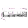 5-teiliges Gartenmöbel-Set mit anthrazitfarbenen Stahlkissen von vidaXL, Gartensets - Ref: Foro24-3186873, Preis: 458,59 €, R...