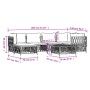 7-teiliges Gartenmöbel-Set mit anthrazitfarbenen Stahlkissen von vidaXL, Gartensets - Ref: Foro24-3186895, Preis: 567,01 €, R...