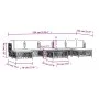 8-teiliges Gartenmöbel-Set mit Kissen aus weißem Stahl von vidaXL, Gartensets - Ref: Foro24-3186906, Preis: 458,29 €, Rabatt: %