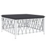 6-piece garden furniture set with cushions white steel by vidaXL, Garden sets - Ref: Foro24-3186900, Price: 353,15 €, Discoun...