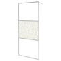 Duschwand mit ESG-Glasablage verchromtem Aluminium 115x195cm von vidaXL, Duschwände und Duschwände - Ref: Foro24-3185506, Pre...