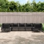 Garden furniture set 7 pieces and anthracite gray steel cushions by vidaXL, Garden sets - Ref: Foro24-3186923, Price: 637,98 ...