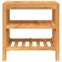 Washbasin cabinet with 2 solid wood shelves 74x45x75 cm by vidaXL, bathroom vanities - Ref: Foro24-353955, Price: 187,62 €, D...