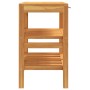 Washbasin cabinet with 2 solid wood shelves 74x45x75 cm by vidaXL, bathroom vanities - Ref: Foro24-353955, Price: 190,49 €, D...