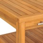 Waschbeckenunterschrank mit 2 Massivholzregalen 74x45x75 cm von vidaXL, Badezimmerwaschtische - Ref: Foro24-353955, Preis: 19...