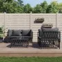 5-teiliges Gartenmöbel-Set und anthrazitgraue Stahlkissen von vidaXL, Gartensets - Ref: Foro24-3186825, Preis: 406,57 €, Raba...